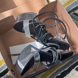 Lace Up Platform Heels